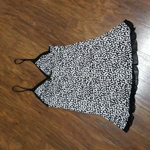 New Jessica Simpson Animal Print Babydoll Sexy Nighty Slip Size Large